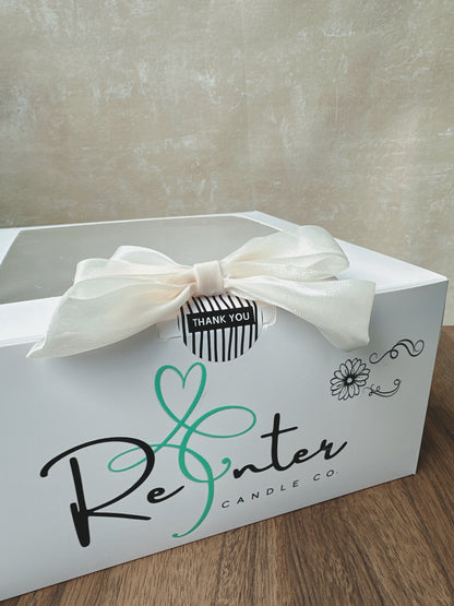 香薰蠟燭蛋糕 - 淺綠白