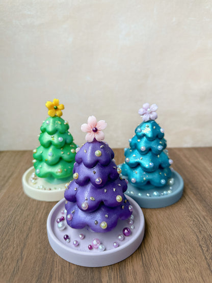 限定🎄閃爍幸運香薰蠟燭聖誕樹