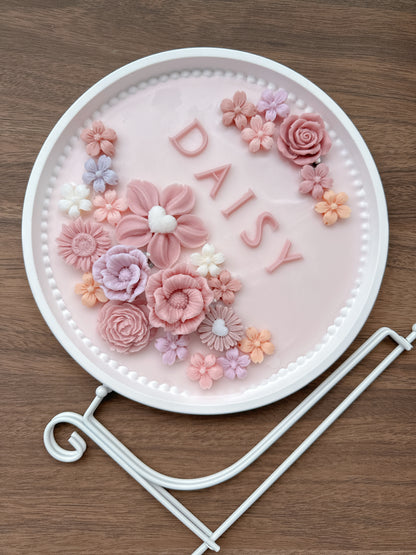 香薰蠟燭生日蛋糕 - 裸粉橙