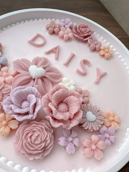 香薰蠟燭生日蛋糕 - 裸粉橙